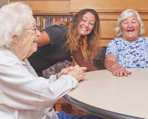 Friendly Residents and Staff at LaFayette Manor Inc.